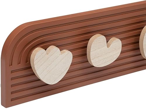 Atmosphera - Patère Marine en Bois H15,8cm Rose Terracotta - Nail Gallerys