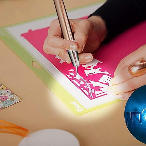 Bekasa Lot de 2 accessoires de traceur à LED, en vinyle, outils de désherbage, crochets de rangement, outils de bricolage, kit d'étiquetage, camées - Nail Gallerys