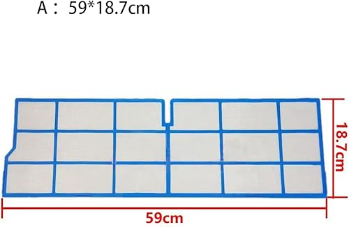 Filtre professionnel pour climatiseur, cadre en plastique avec maille fine, compatible avec Panasonic et Hitachi (J: 29,8 x 31,5 cm et 28,5 x 31,5 cm) - Nail Gallerys