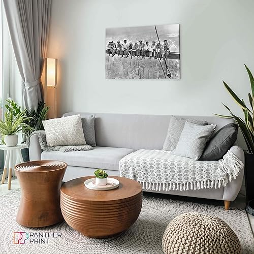 Panther Print Tableau Mural sur Toile Motif Gratte-Ciel de New York 18 x 12 cm - Nail Gallerys