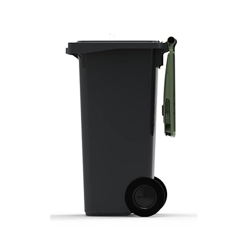 ESE Poubelle Conteneur à déchets 120L + Couvercle vert - Nail Gallerys