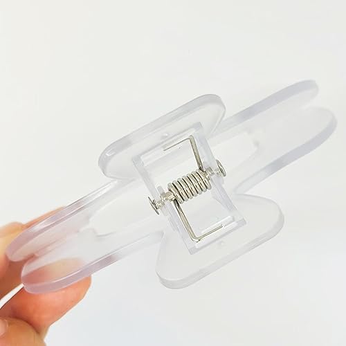 Clip de livre | Porte-page en plastique transparent, pince à livre robuste | Maintien sécurisé pour livres épais, parfait pour les études, les partitions de musique, les recettes, compatible avec livr - Nail Gallerys