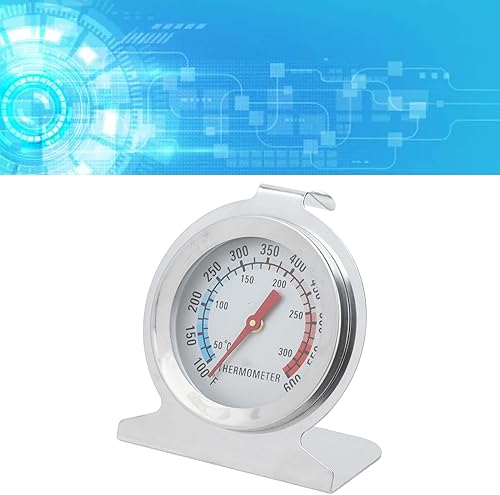 KOSDFOGE Thermomètre de Four, Thermomètre de Four 0~300 ℃, 100~600 ℉, Thermomètre de Fumeur de Chef de Friture de Gril de Four, Thermomètre en Acier Inoxydable À Lecture Instantanée, Thermomètre D - Nail Gallerys