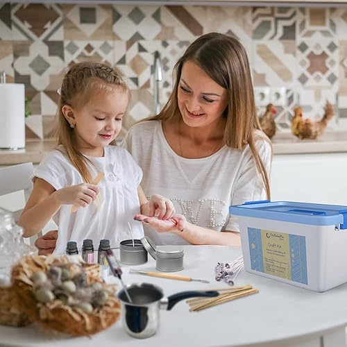 Dellabella – Kit de fabrication de bougies avec cire de soja et accessoires pour la fabrication facile de bougies parfumées colorées - Nail Gallerys