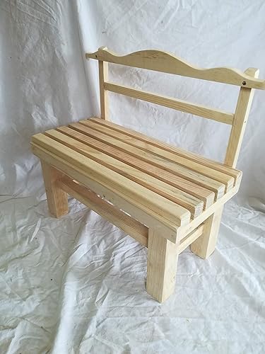 LA IBERICA Banc pour enfant. Bois massif. Longueur 70 cm. - Nail Gallerys