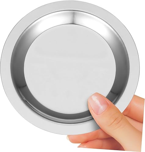 Cabilock 6 Pièces Tapis De Vin en Acier Inoxydable Pad De Vin Ménager Dessous De Verre pour Boissons Froides Soucoupes De Bouteille De Vin Coussin De Bouteille De Vin sous-bocks - Nail Gallerys