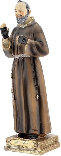 Holyart Padre Pio 22 cm Statue en résine - Nail Gallerys