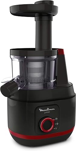 Moulinex ZU1508 Juiceo Extracteur de jus à froid, facile à nettoyer, lavable au lave-vaisselle, 150 W, 0,8 L, plastique, noir - Nail Gallerys