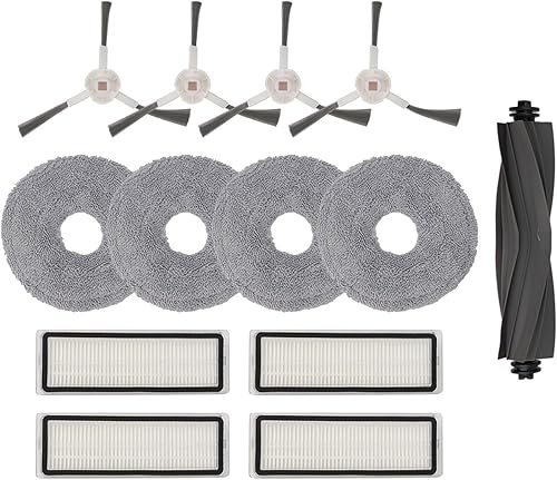 Brosse latérale principale et kit de filtre pour aspirateurs robotiques L10 pour Prime et L10s Pro avec serpillère - Nail Gallerys