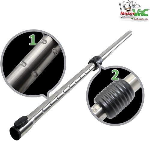 MisterVac | compatible avec le tube de remplacement du tube d'aspirateur télescopique Miele Blizzard CX1 Cat&Dog PowerLine - Nail Gallerys