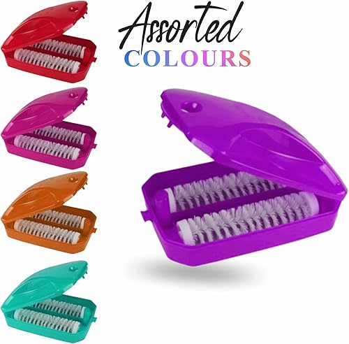 Balayeuse à Double Rouleau 381, Brosse à saleté pour Tapis avec Couvercle, collecteur de miettes Portable Robuste, Rouleau de Nettoyage pour canapé, Tapis, poussière, balayeuse de Table, Outil de Net - Nail Gallerys