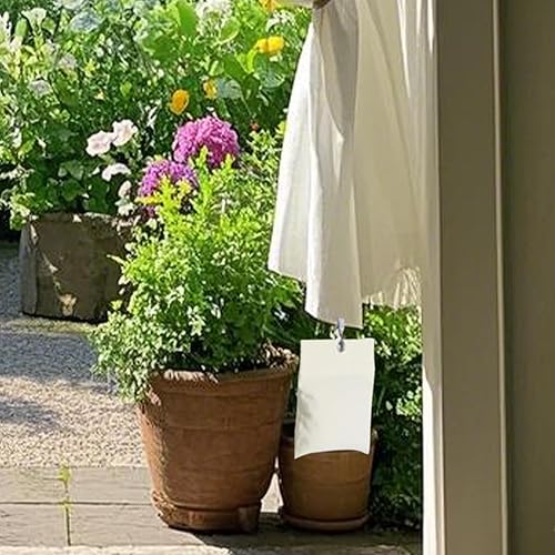 Shaersu Lot de 8 Sacs de lestage pour Rideaux d'extérieur en Toile, Sacs lestés réutilisables et Coupe-Vent avec Clips métalliques, pour pergola, Rideaux, cabane, tonnelle - Nail Gallerys