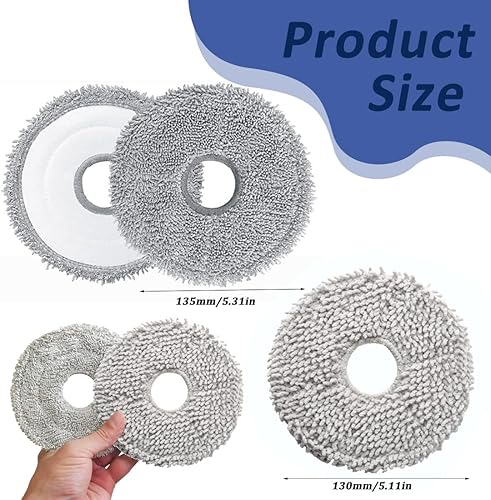 Lot de 6 chiffons de nettoyage pour Dream L10s Ultra, L10s Pro Ultra Heat L10s Pro Gen 2, L40 Ultra X40 L10 Prime L20 Ultra Mova E30 Ultra P50 Pro Ultra - Nail Gallerys