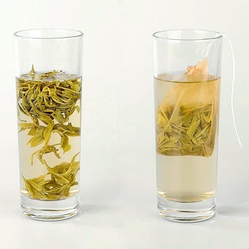 Lot de 200 sachets à thé jetables avec cordon de serrage, sachets de thé pour thé en vrac (6 x 8 cm) - Nail Gallerys