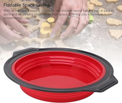 aqxreight Moule à Gâteau Rond Pliable en Silicone à Dégagement Rapide pour Gâteau étagé, Gâteau au Fromage, Gâteau Mousseline, Diamètre Intérieur de 22 Cm, Facile à Nettoyer (GRAY) - Nail Gallerys