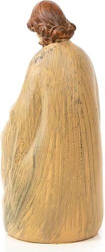 Logbuch-Verlag Figurine de crèche moderne Sainte Famille Marie Joseph Jésus Décoration Crèche de Noël 17 cm - Nail Gallerys