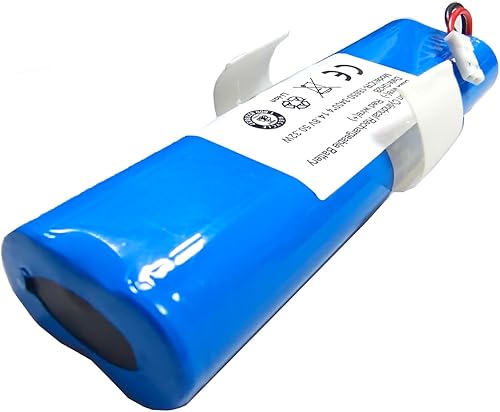 (14,8 V 50,32 Wh 3400 mAh) ICR-18650-3400 Lot de 4 batteries de rechange pour robot Ecovacs GH28 Li-ion Batterie rechargeable rectangulaire (2 prongs) - Nail Gallerys
