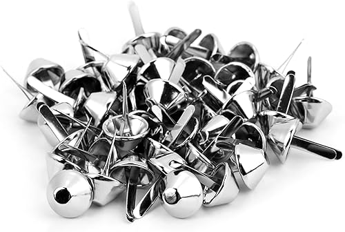 Hilitand Rivet Décoratif en Fer Argent 50pcs, Sac à Main, Accessoire de Cuir (15mm-) - Nail Gallerys