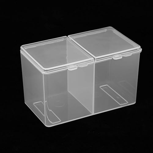 Support de Tampons en Coton, 2 Grilles de Vernis à Ongles, Poudre de Paillettes, Boîte de Rangement, écouvillons, Boules, Tampons, Distributeur, Bidon pour Salle de Bain, Chambre, Commode, Comptoir - Nail Gallerys