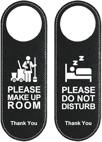 SPORTARC Lot de 10 panneaux de porte « Please Do Not Disturb » - Panneau de nettoyage double face pour bureau, hôtel, maison, spa, cabinet d'avocats - Nail Gallerys