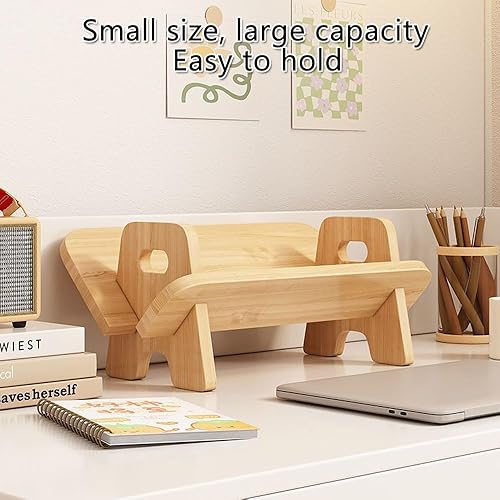NUODWELL Bibliothèque en bois pour enfants, étagère de bureau pour enfants, étagère de rangement, organiseur de livres pour chambre d'enfant (bois) - Nail Gallerys