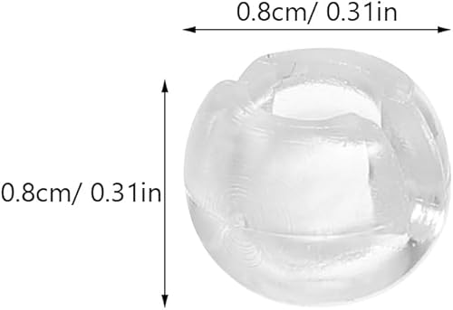 Alipis Lot de 25 arrêts de chaîne à perles pour store - Connecteurs de cordon transparents - Accessoires de perles pour stores - Pour chaîne à perles - Nail Gallerys