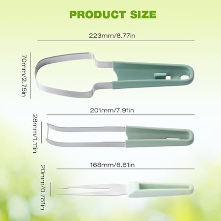 Coupe-fourchette à pastèque 3 en 1, nouvel outil de coupe de glace à la pastèque en acier inoxydable 2024, outil de coupe rapide de fruits à fourchette à pastèque (Beige, 1 PCS) - Nail Gallerys