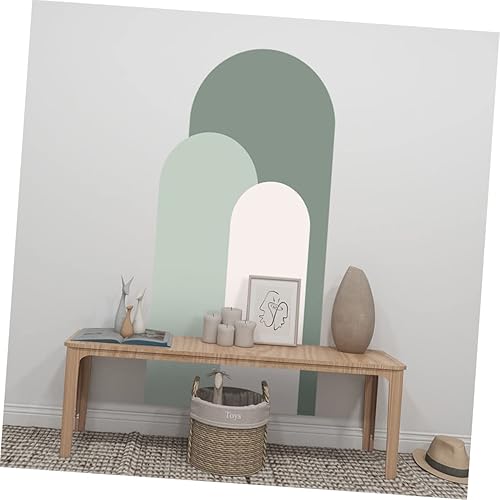 Gadpiparty 1 Feuille Autocollant Mural Géométrique Stickers Muraux Décor À La Maison Grand Boho Papier Peint Mur Art Fenêtre Décalque Mur Art Amovible Chambre Décalque Pvc - Nail Gallerys