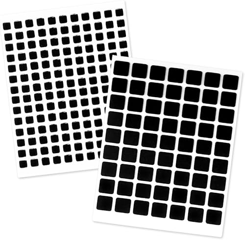 Toga Lot de 217 Mousses 3D, Autre, Noir, 12 x 17 x 0.5 cm - Nail Gallerys