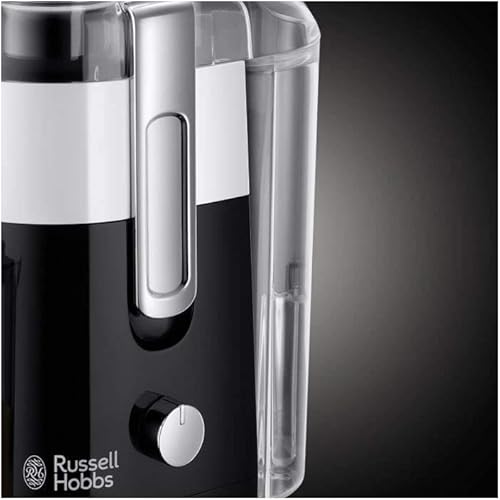 Russell Hobbs Centrifugeuse Reservoir 2L, 2 Vitesses, Cheminée XL, Idéal Jus de Fruits ou Légumes - Blanc 24741-56 Horizon - Nail Gallerys