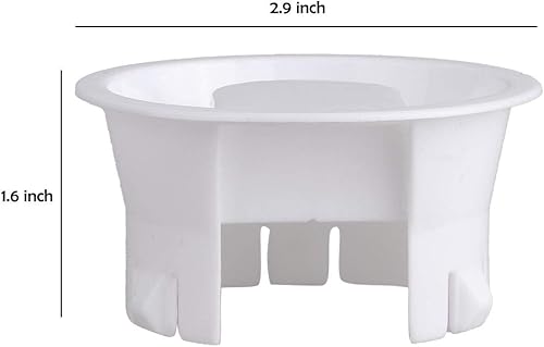 Lot de 2 couvercles en verre blanc de qualité alimentaire, anti-poussière, anti-éclaboussures, pour carafe à boisson, verseuse, carafes et carafes - Nail Gallerys