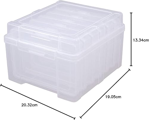 Advantus 61989 Conservateur de photos Storage Studios 7,5 po L x 9,25 po L x 5,5 po H, unité individuelle - Nail Gallerys