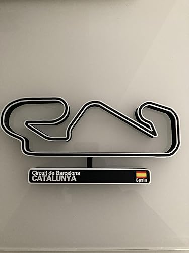 Circuit de Barcelone, Maquette de Circuit de Course 3D, Décoration Automobile - Nail Gallerys