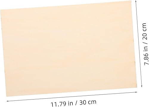 KONTONTY 50 Pièces Planche de tilleul faite à la main planches de bois bricolage pour l'artisanat planche à découper planches de bois pour la décoration planches à découper en bois Beige - Nail Gallerys