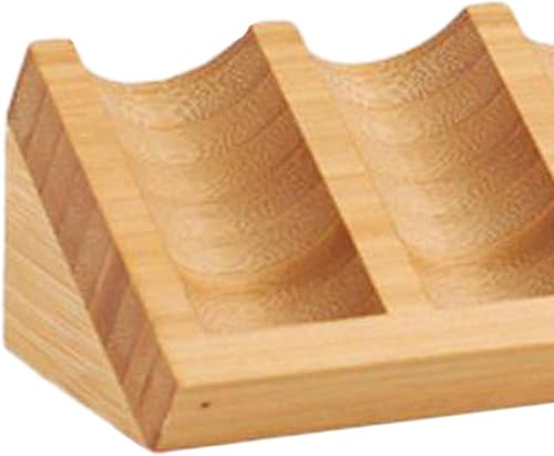 MagiDeal Présentoir d'huiles essentielles, 6 Fentes, en Bambou, pour Parfum, comptoir Pratique, Porte-Bouteille Robuste, présentoir de Vernis à Ongles - Nail Gallerys