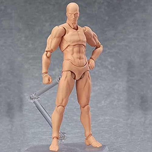 Darmlly Body Doll, ensemble de figurines de mannequin articulé pour homme + femme (gris) - Nail Gallerys