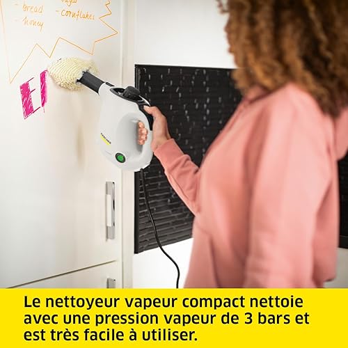 Kärcher nettoyeur vapeur SC 1 Multi, nettoyeur à main et balai vapeur, prêt en 30 sec, idéal pour le nettoyage de toutes les surfaces dures - Nail Gallerys
