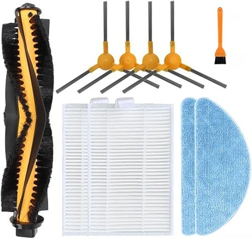 Compatible avec Les pièces d'aspirateur Robot LIECTROUX C30B XR500 E30 Proscenic 800T 820S 820T 830T, Brosse latérale Principale, Filtre Hepa, Accessoires de Chiffon de vadrouille(3 HEPA) - Nail Gallerys