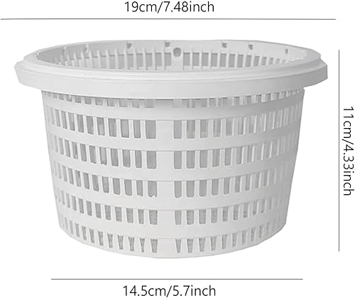 Panier De Skimmer Piscine, Écumoire Du Panier De Piscine, 19cm Filtre Skimmer Piscines Paniers, Paniers De Passoire De Remplacement, Piscines Portables Et Pièces De Rechange Skimmers Avec Poignée - Nail Gallerys