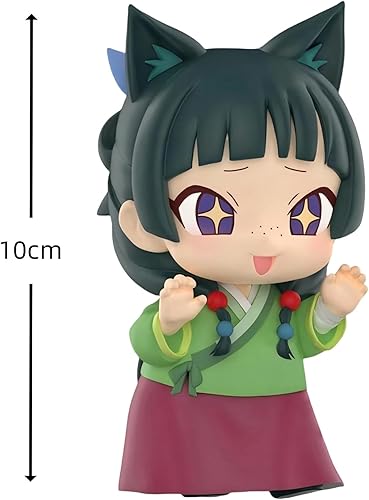 Keyhvao Figurine Maomao de 10 cm - Joli modèle - Statue de l'apothicaire - Figurines de dessin animé - Décoration de bureau - En PVC - Cadeau pour les fans et les amis - Nail Gallerys