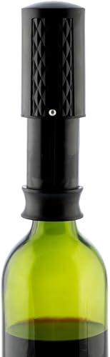 Koala Spain Bouchon Pompe à Vide pour vin - Conserve la saveur jusqu'à 7 Jours - Joint hermétique et Prise Ferme - Noir, Plastique ABS - Nail Gallerys
