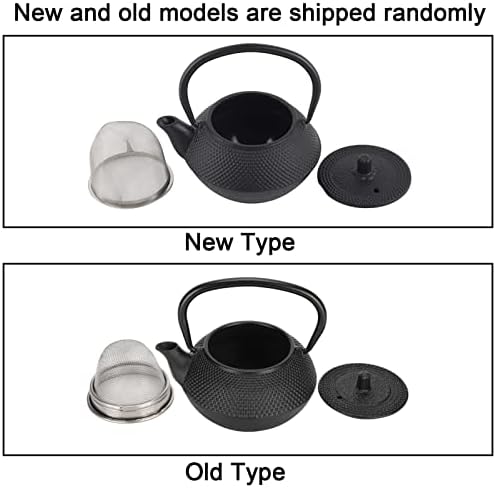 Bouilloire à thé de Style japonais de 300 ml 10 oz théière en fonte avec passoire modélisée pour la fabrication ou la décoration de thé de Yoga de bureau à domicile Ornaments - Nail Gallerys