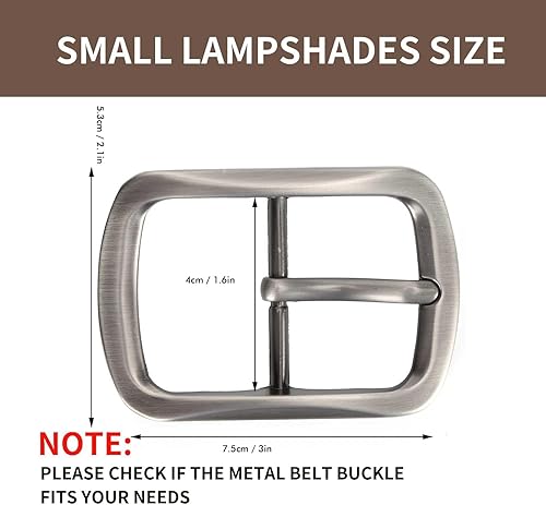 HERCHR Boucle de Ceinture en métal, Boucle de Ceinture carrée à Griffes de 40 mm, Boucle en métal de Remplacement Robuste pour Hommes(#3) - Nail Gallerys