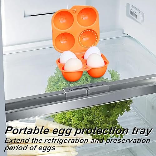 Boîtier À Œufs De Camping - Organisateur À Œufs pour Réfrigérateur,Boîte De Transport Alimentaire Pour Voyage Organisation Cuisine Extérieur Camping Pique-Nique - Nail Gallerys