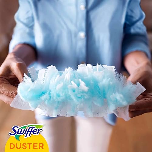 Swiffer Duster Kit de Dépoussiérage, 1 Plumeau + 5 Recharges, Plumeau Attrape-Poussière - Nail Gallerys