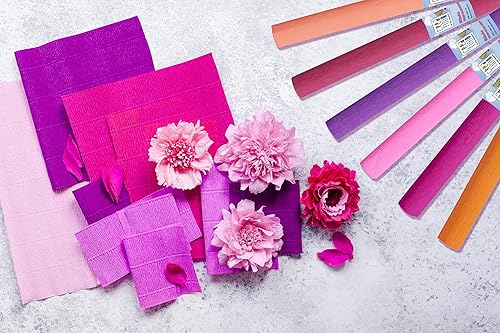 Papier à volants 25x200 cm TOP-2000 Creatinio mélange couleur pastel pack 10 pièces - Nail Gallerys