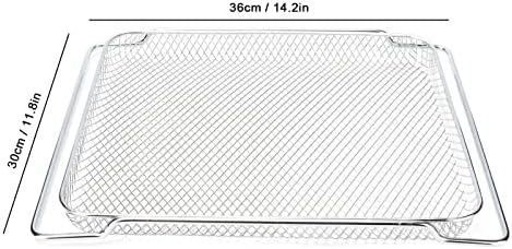 Pssopp Grill Rack Four Rack Extensible Four Cuisinière Rack Grill Plateau De Cuisson Multifonctionnel Filet Grillé pour Cuisson Refroidissement 36x30cm - Nail Gallerys