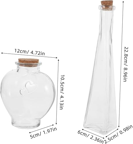 Luxshiny Kit De Cérémonie De Sable 3Pcs pour Mariage - Ensemble De Cérémonie De Sable D'unité Pots Décoratifs Faits À La Main pour Pièce Maîtresse De Mariage Sable Non Inclus - Nail Gallerys