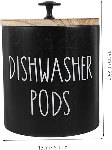 ABOOFAN Conteneur Hermétique Pour Dosettes De Vaisselle Boîte De Rangement Ronde Couvercle Pour Stockage Des Dosettes De Détergent Et Autres Petits Articles - Nail Gallerys