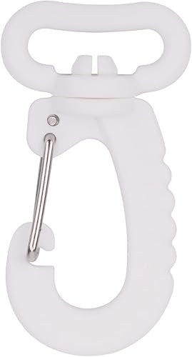 KAM Lot de 10 mousquetons pivotants en plastique pour sac à dos, sac de voyage, sangle, sac à bandoulière, sac à main et sac à main, 50 mm, noir - Nail Gallerys